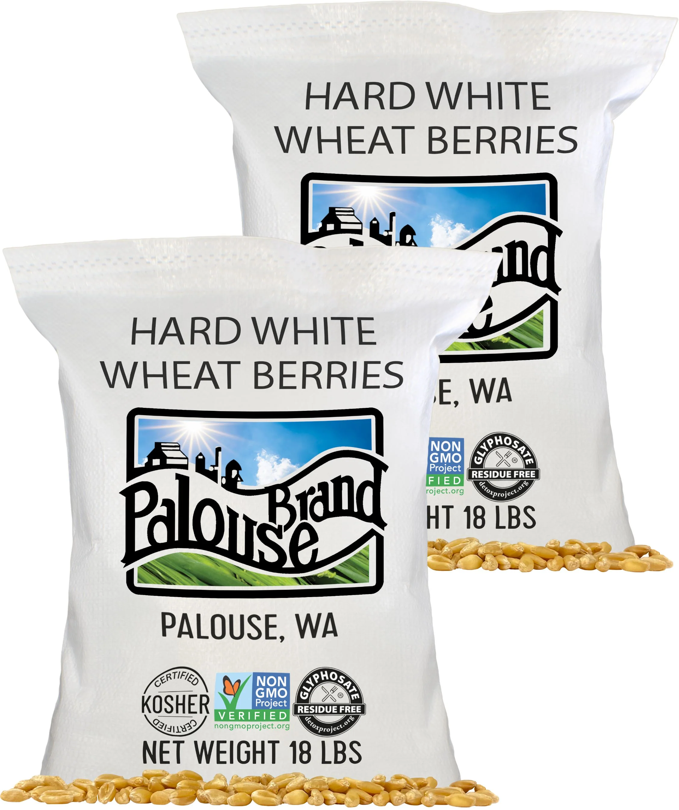 Hard White Wheat Berries - Value Pack - 36 lb