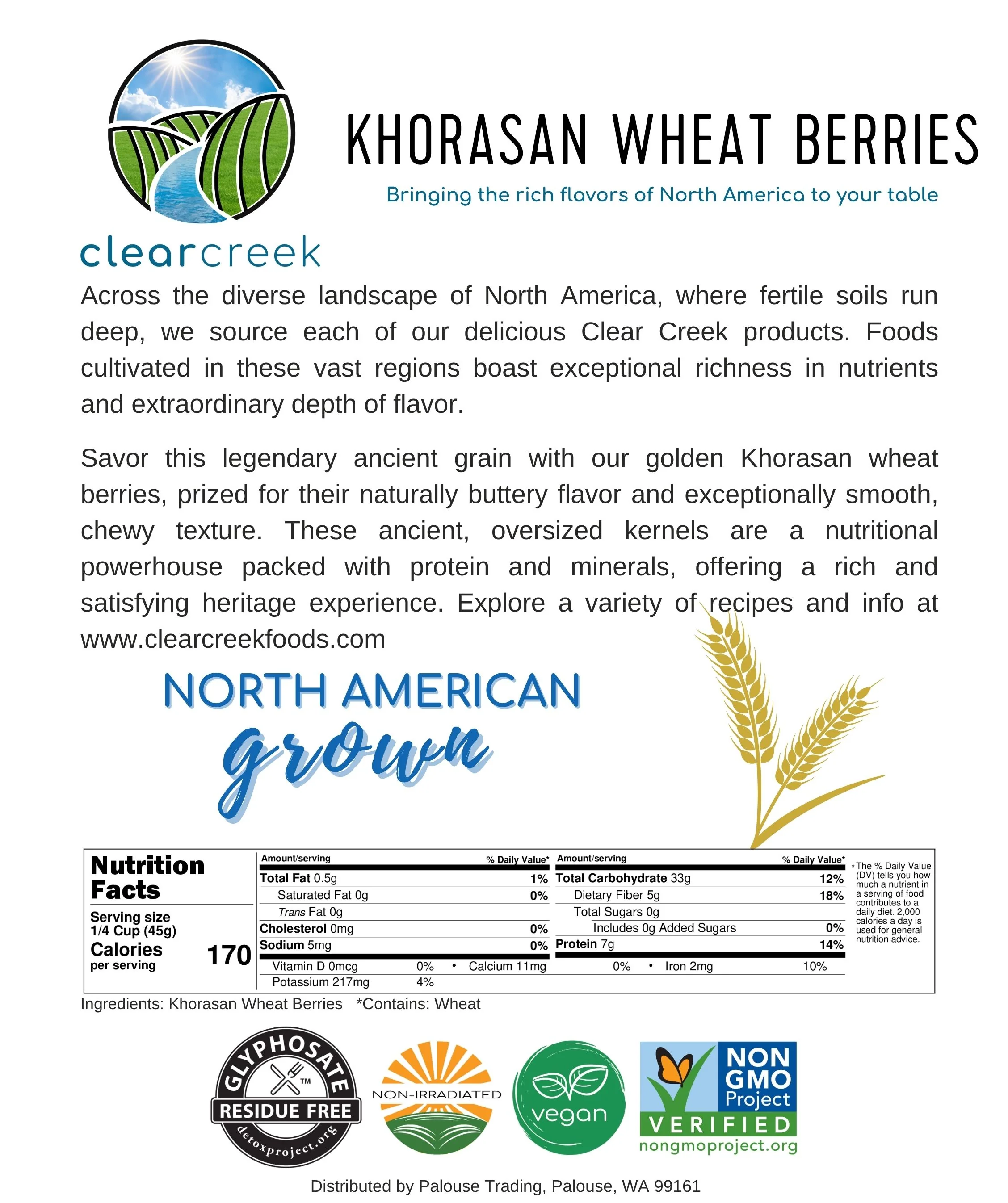 Khorasan Wheat Berries - 1 lb - Image 5