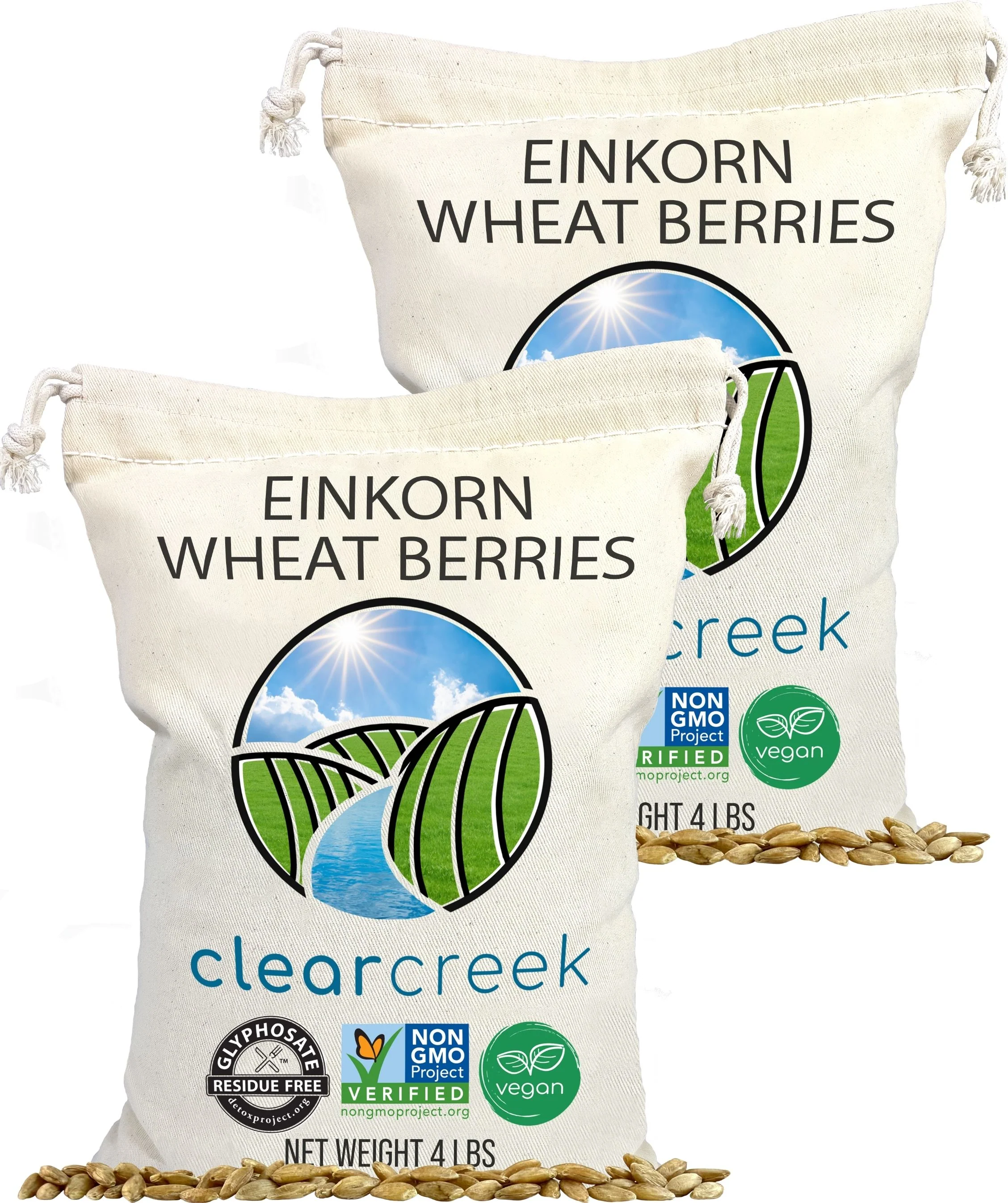 Einkorn Wheat Berries - Value Pack - 8 lb