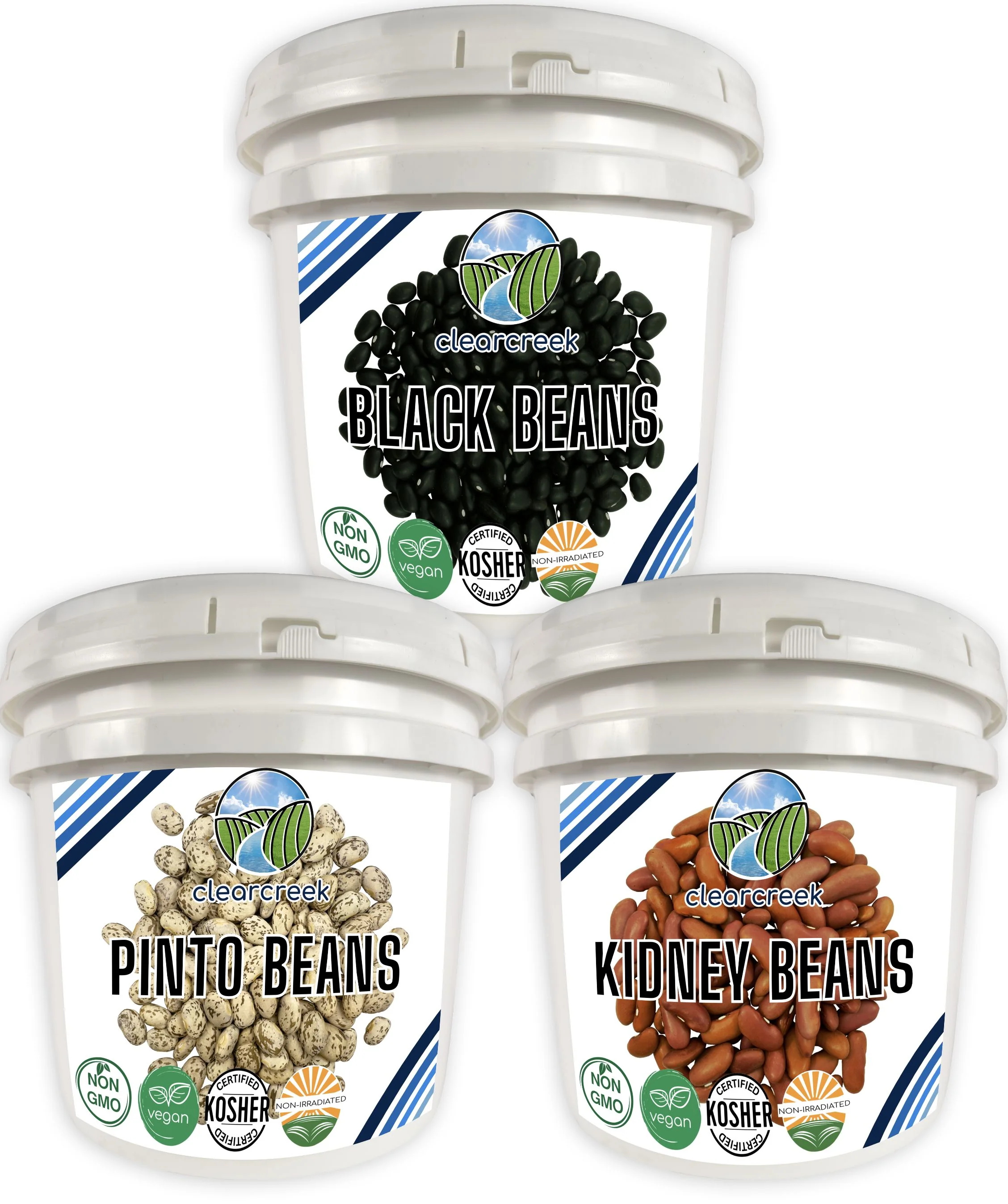 Bean Variety Bundle - 75 lb Buckets