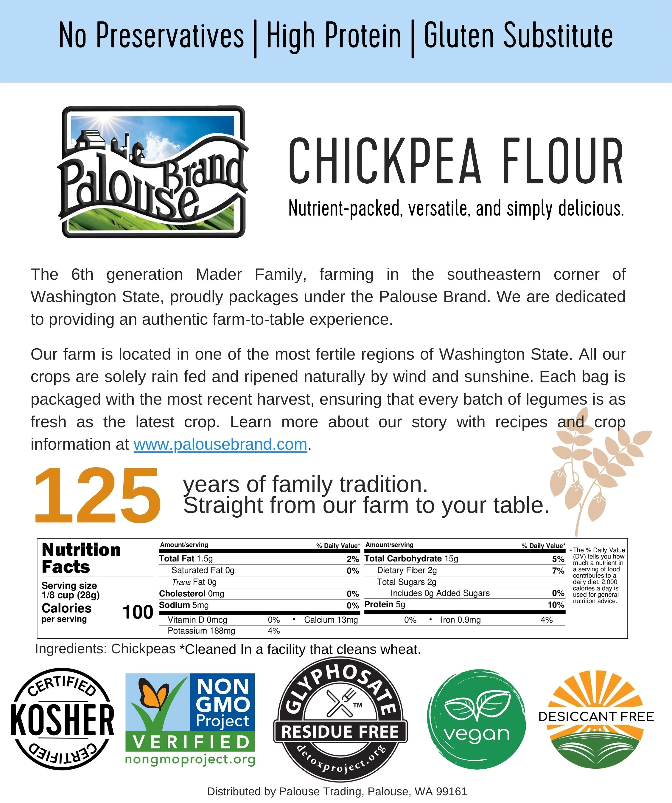 Chickpea Flour - 3 lb - Image 5