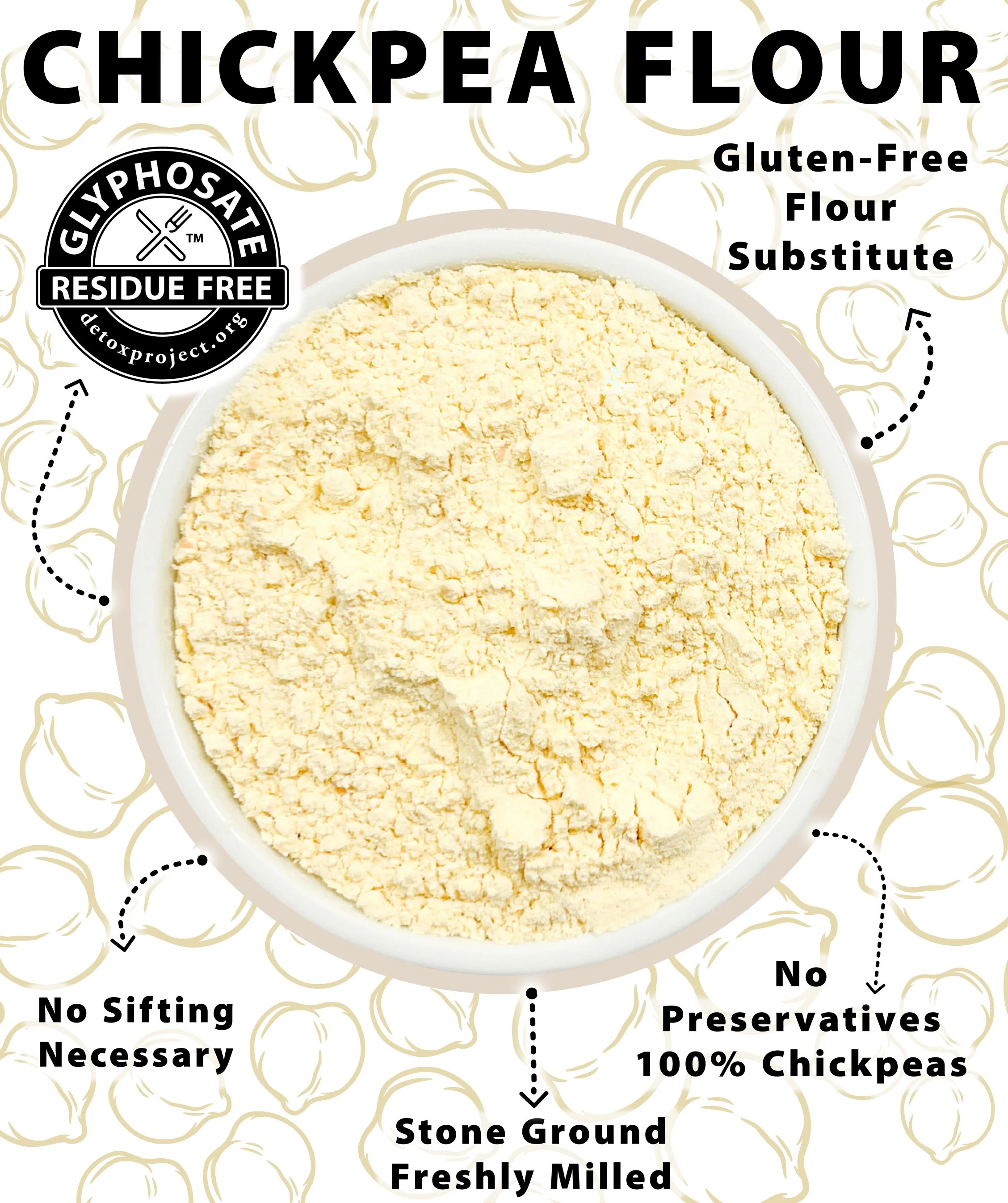 Chickpea Flour - 3 lb - Image 6