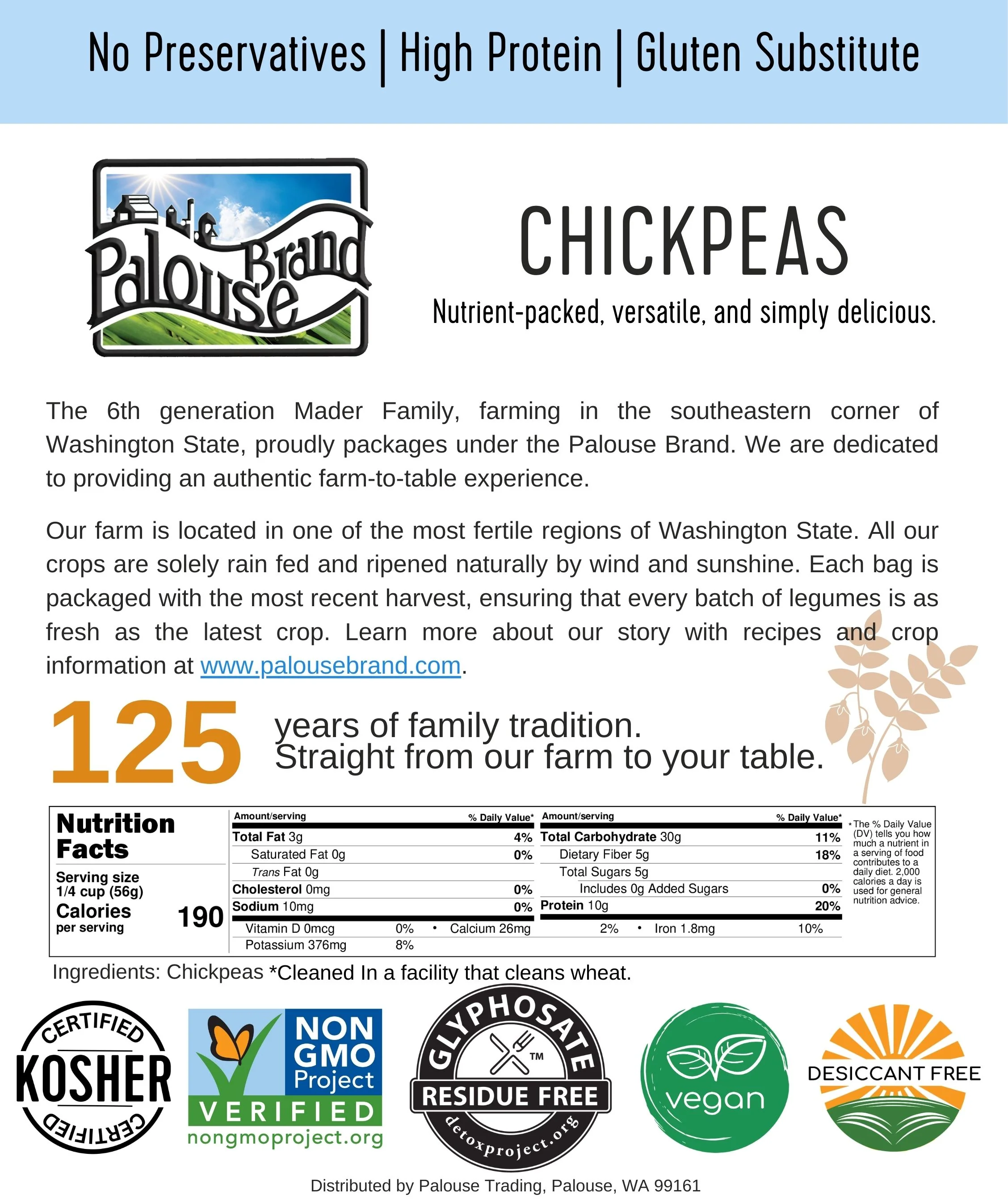 Chickpeas - 25 lb Bag - Image 5