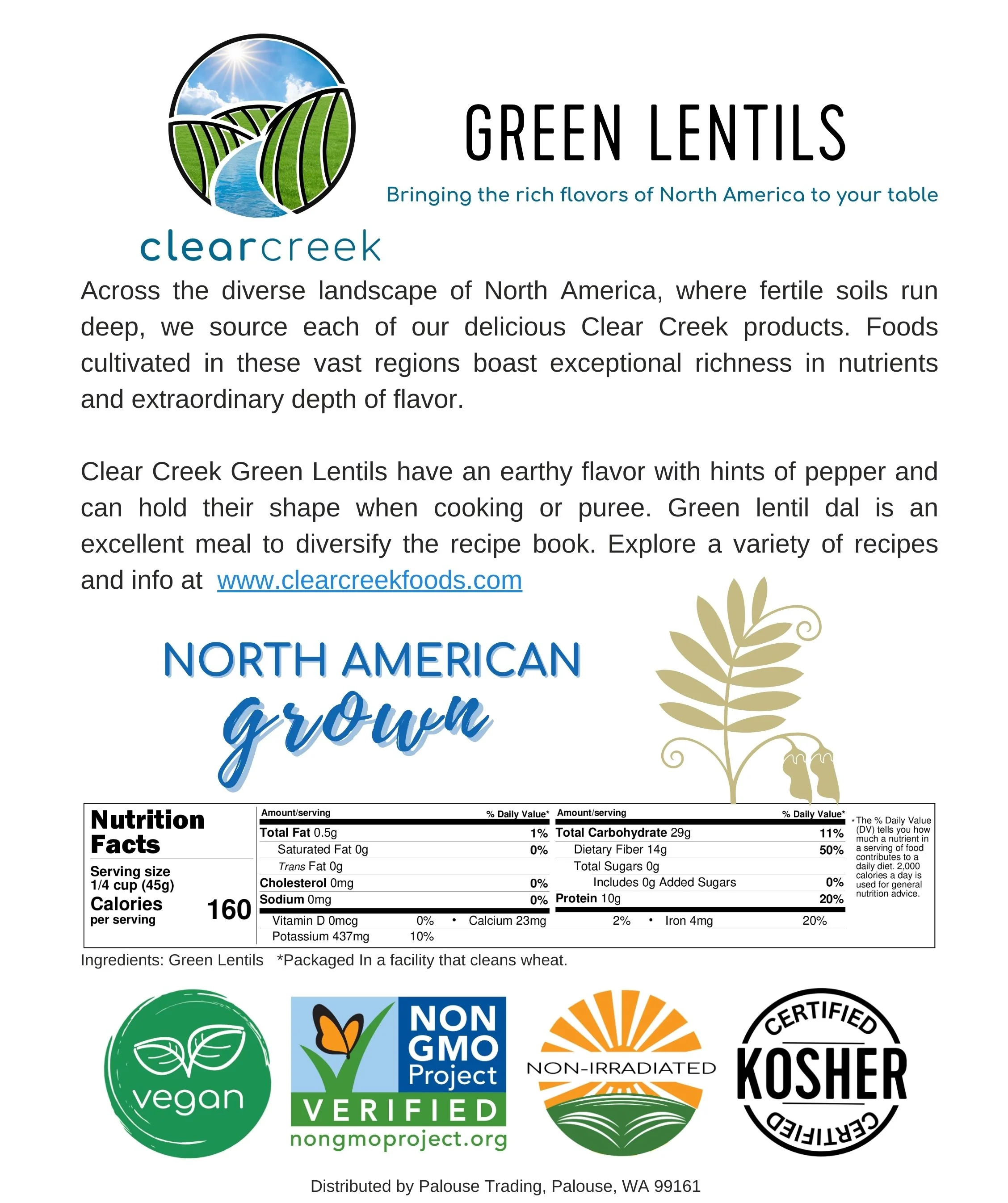 Green Lentils - 25 lb Bag - Image 5