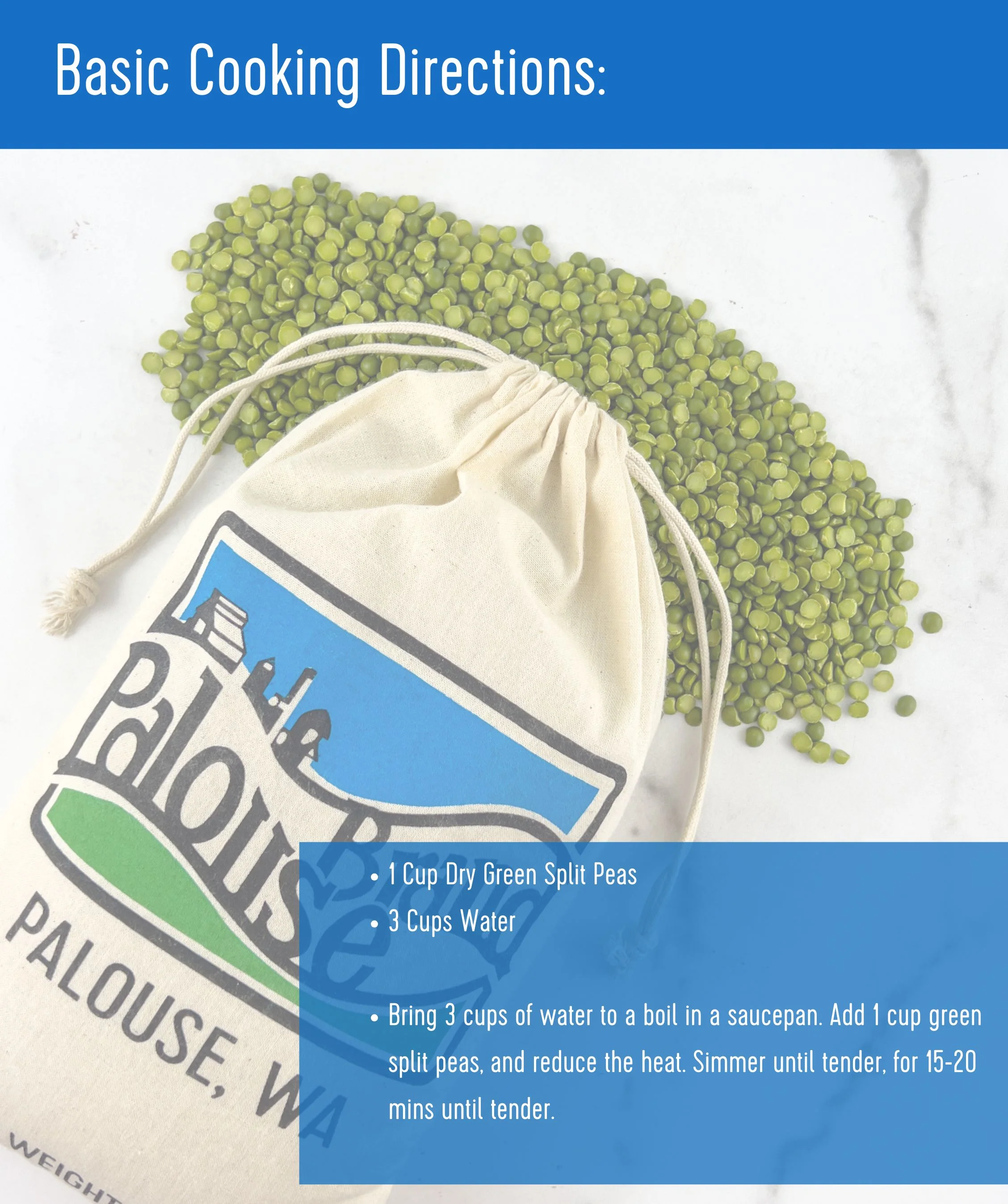 Green Split Peas - 3 lb - Image 6