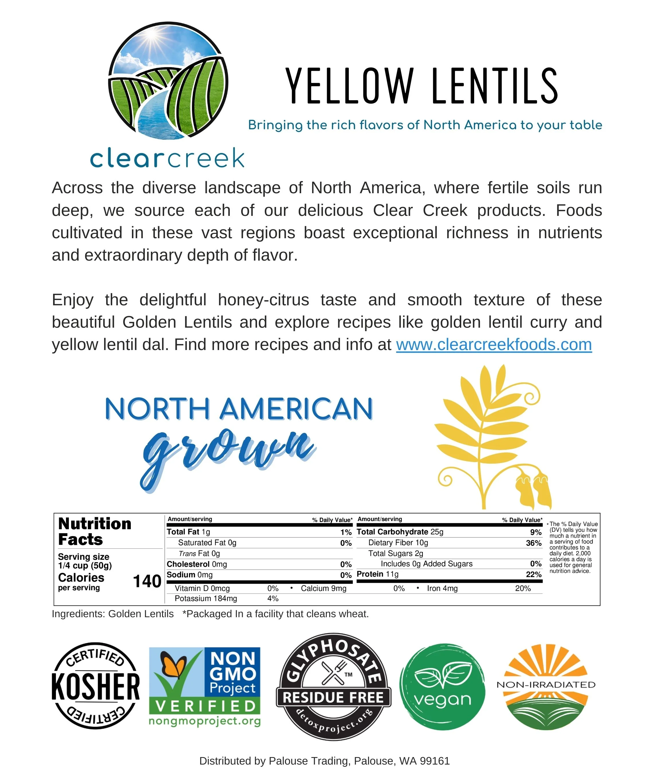 Yellow Lentils- 4 lb - Image 5