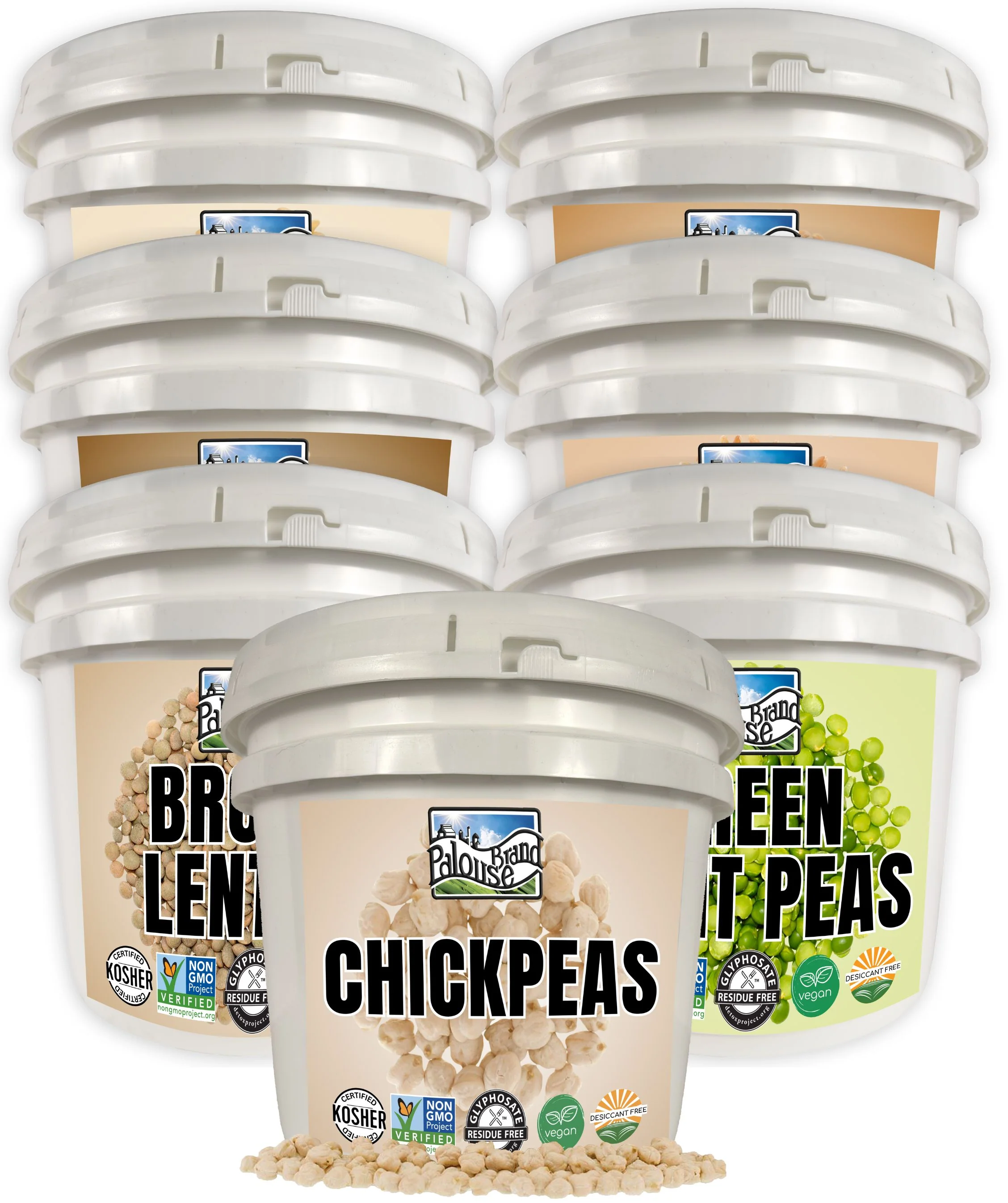 Palouse Brand Variety Bucket Bundle - 175 LBS