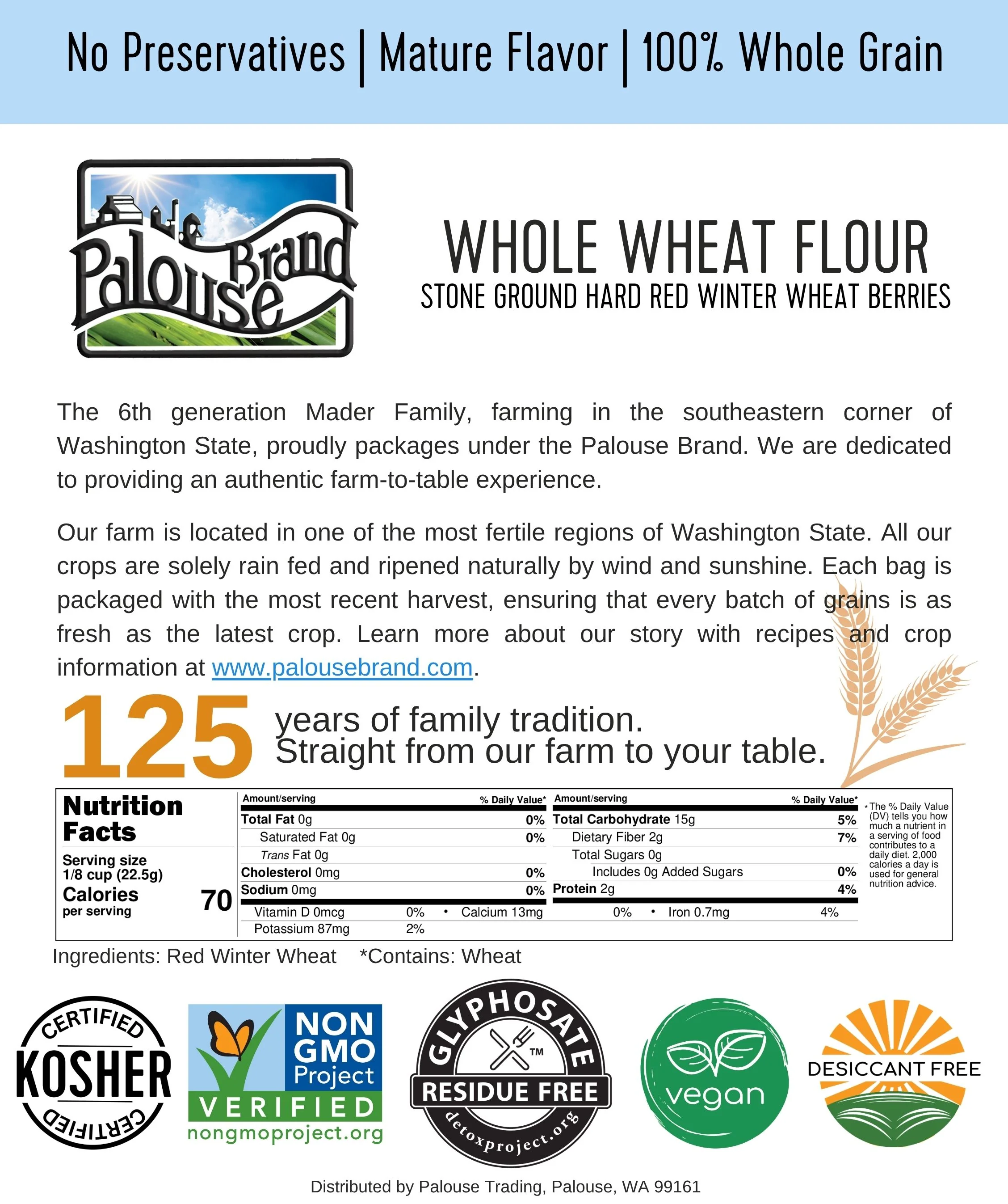 Whole Wheat Flour - Value Pack - 6 lb - Image 5