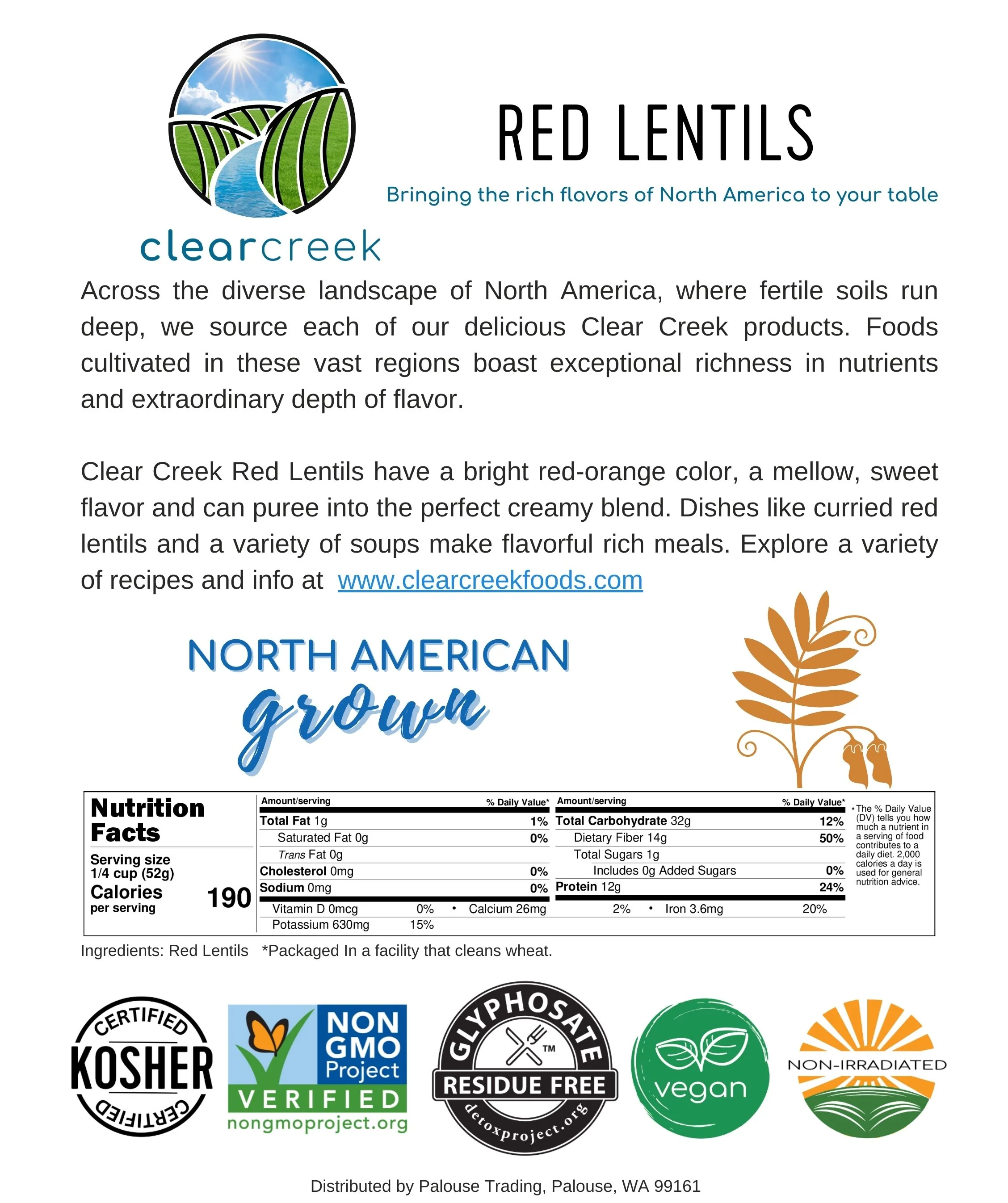 Red Lentils - 25 lb Bag - Image 5