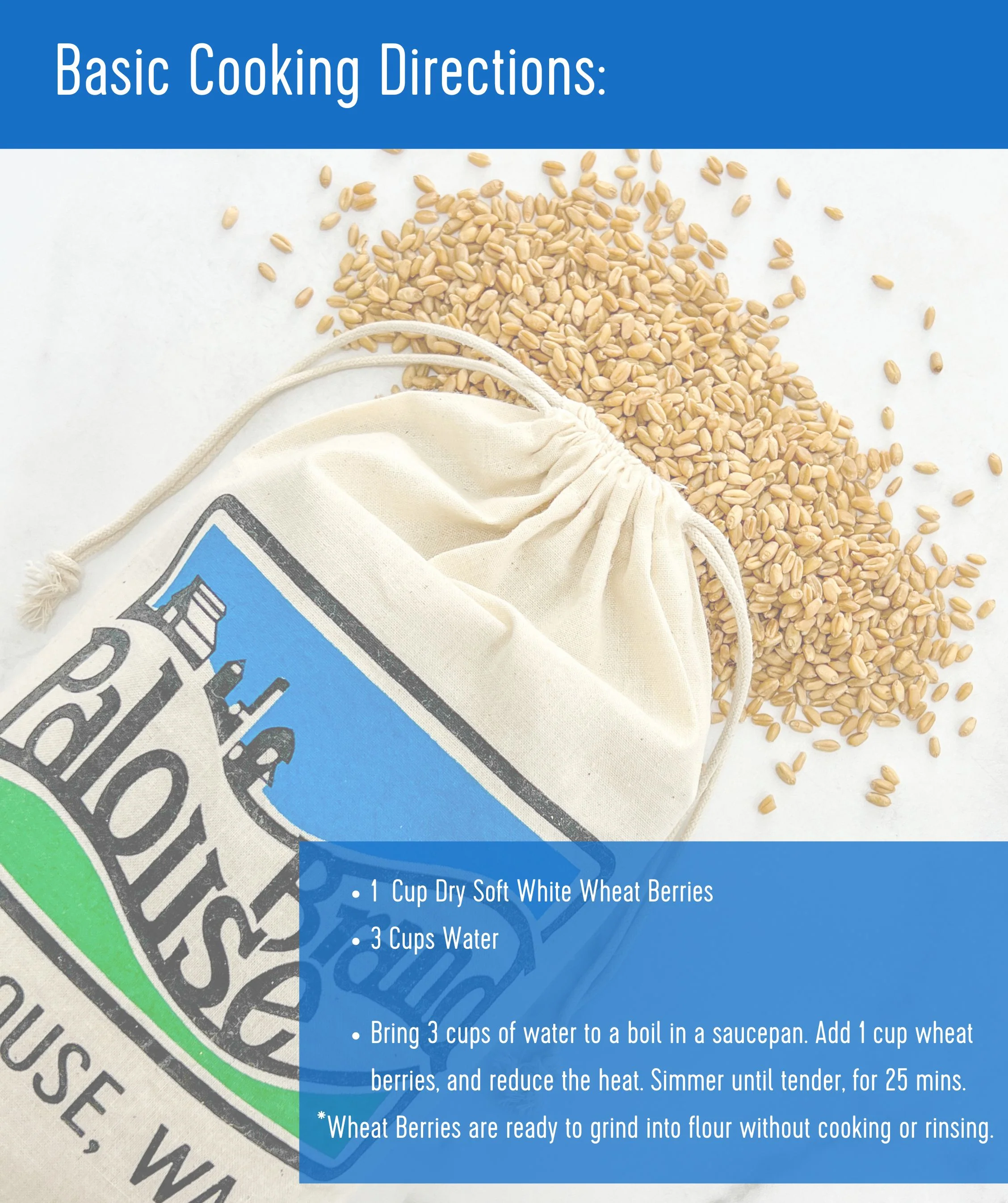 Soft White Wheat - 25 lb Bag - Image 6