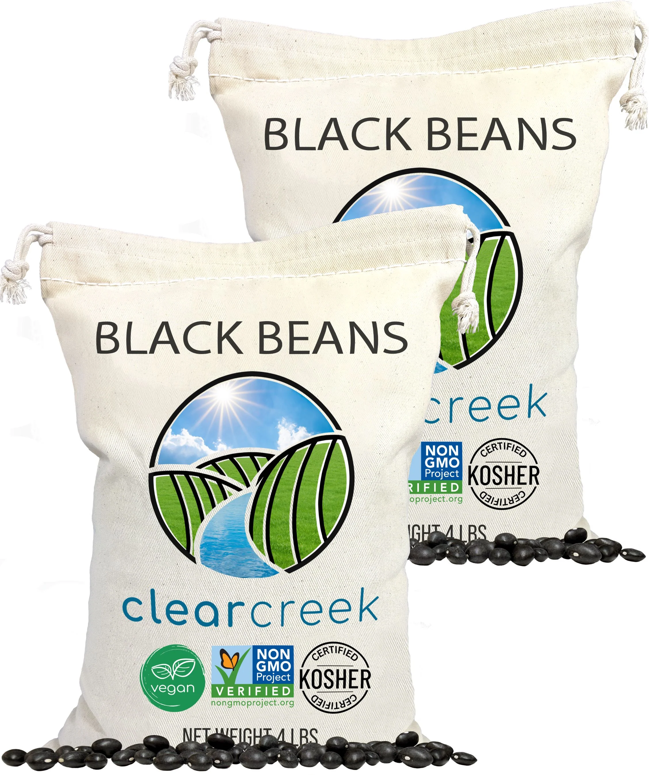 Black Beans - Value Pack - 8 lb