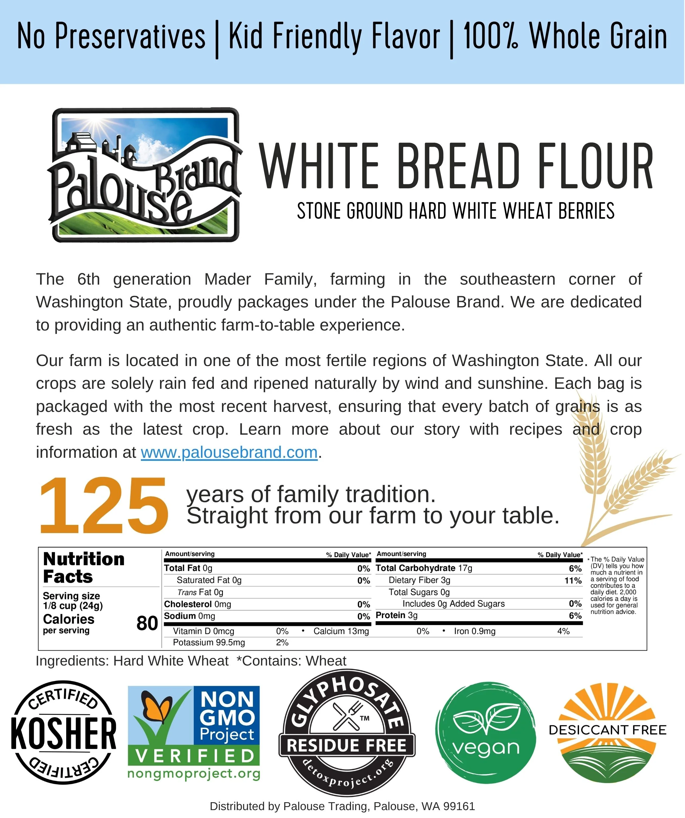 White Bread Flour - 3lb - Image 5
