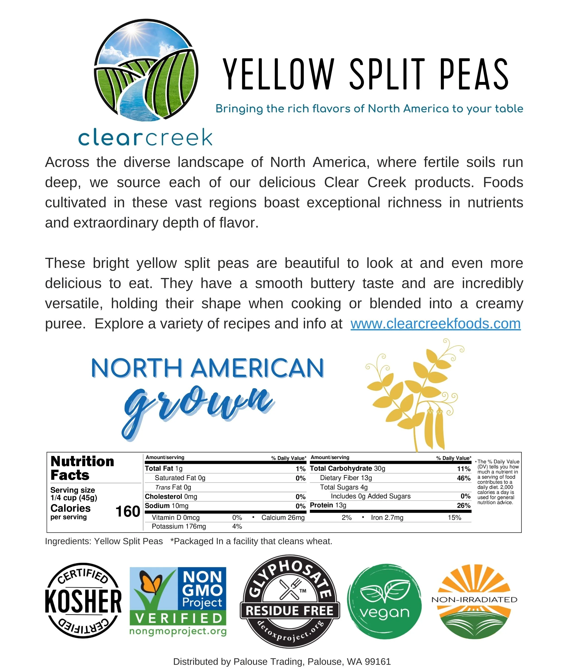 Yellow Split Peas - 18 lb - Image 5